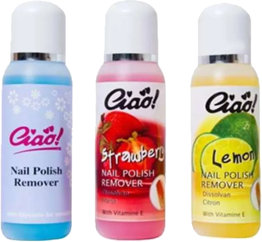 Ciao Nail Polish Remover, 125 Ml (Assorted Scents)