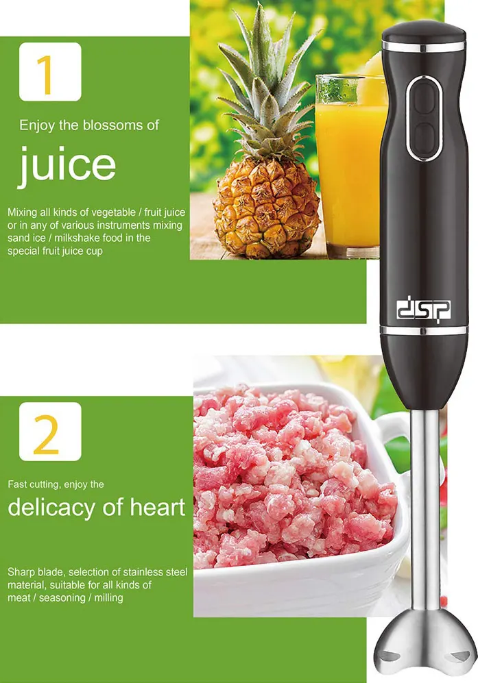 هاند بلندر دي اس بي ، 300 وات ، سرعتين، متعدد الألوان ، KM1021