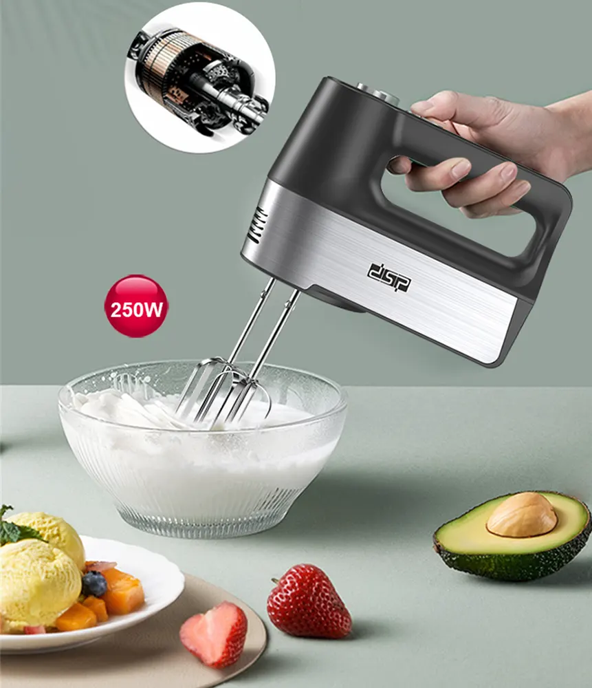 Egg Mixer DSP 250W, 5-Speed ​​, Silver, Model KM2069