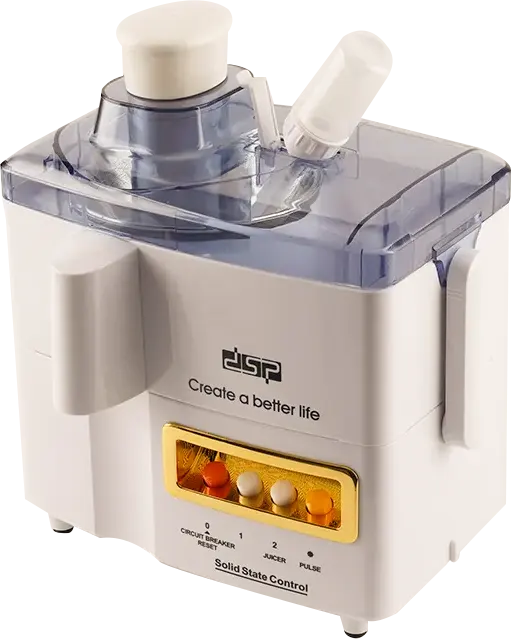 DSP Food Processor, 650 Watt, 1.2 Liter, 2 Speeds, White, KJ3053