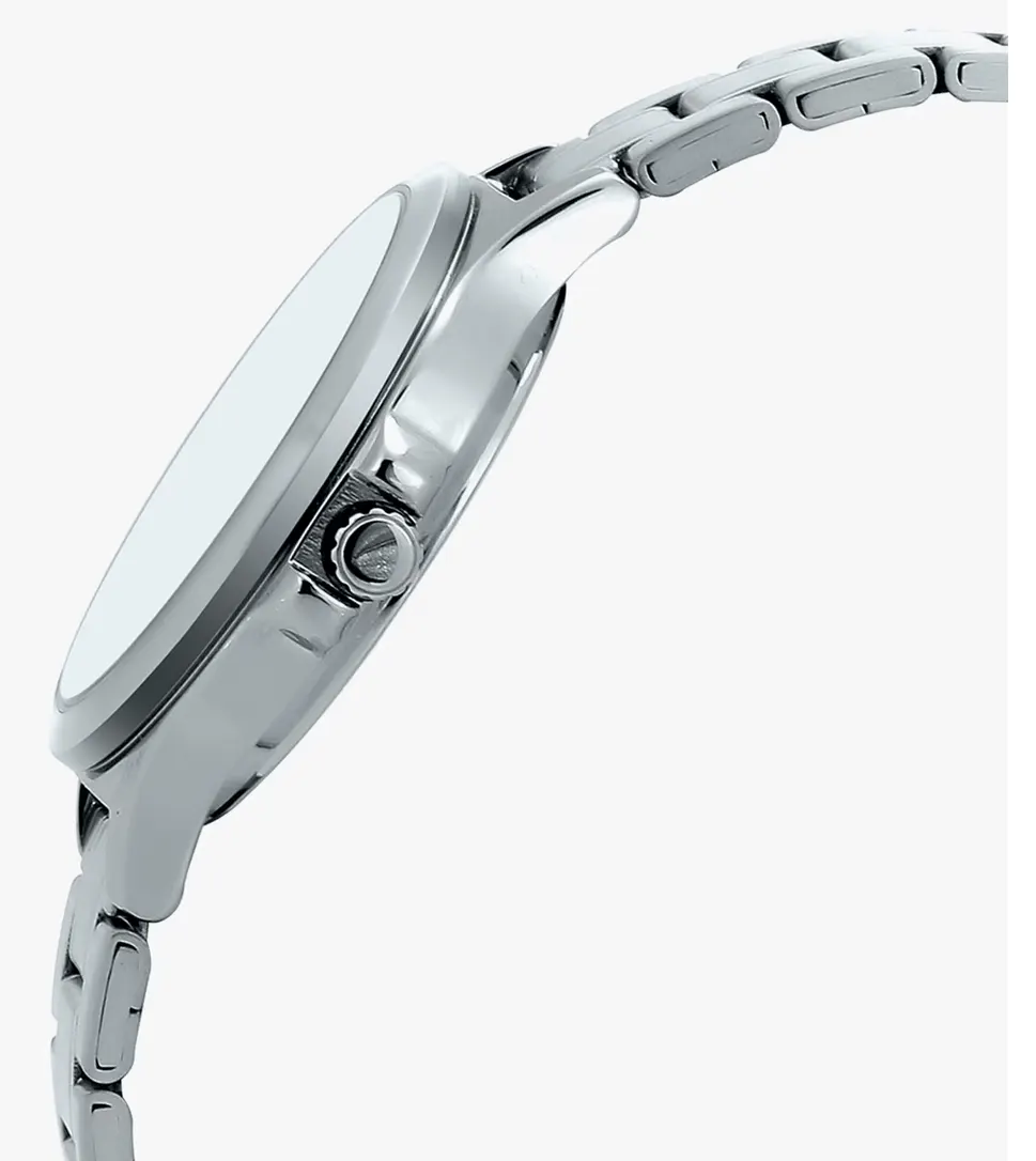 Casio Men's Analog Watch, Stainless Steel Strap, silver Dial, LTP-V300D-2AUDF