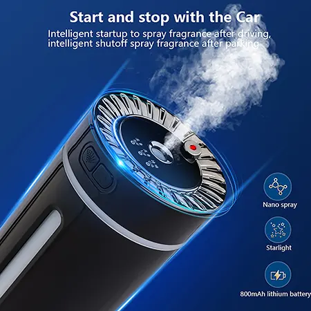 Battery-Operated Diffuser With Led Light
