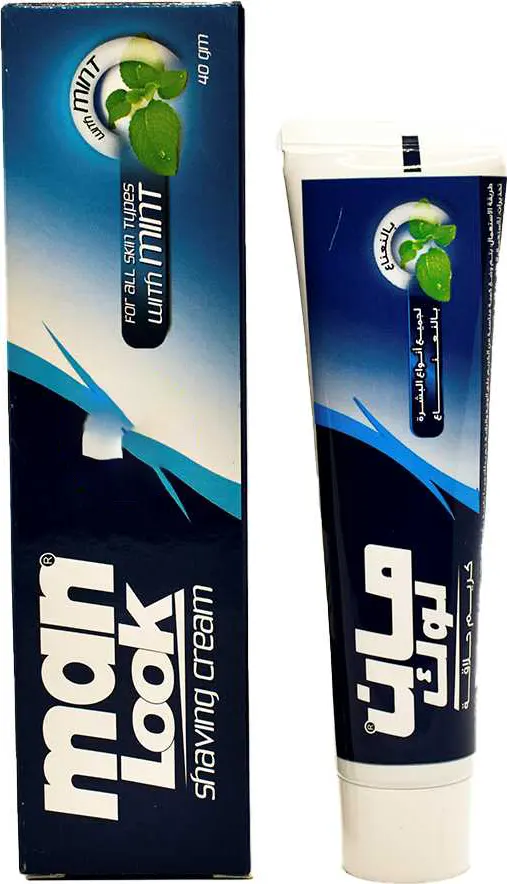 MAN LOOK SHAVING CREAM WITH MINT 90GM