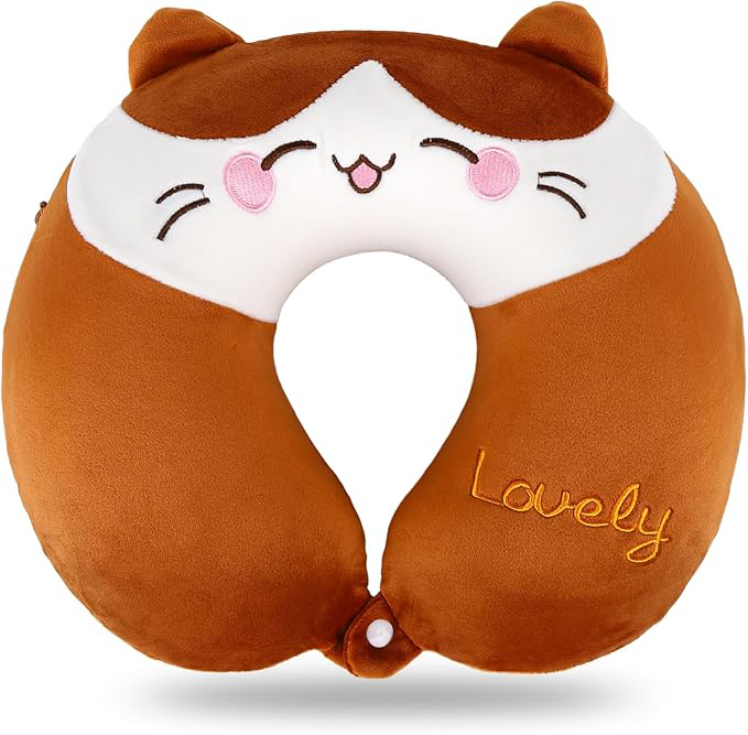 وسادة رقبة ناعمة للسفر، شكل حرف U، الوان متعددة، 532