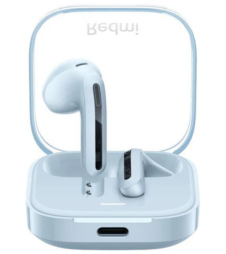 سماعة ايربودز ريدمي بودز 6 اكتيف ، بلوتوث 5.4 ، بطارية 475 مللي أمبير، عزل الضوضاء، أزرق، M2344E1