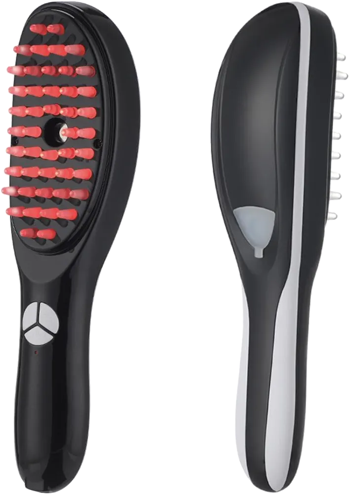 Rechargeable 2-Function Scalp Massager Brush, Black, Model 6949