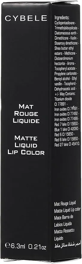 Cybele Matte Liquid Lipstick, 105  Party Rose