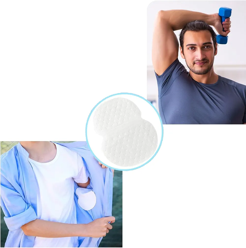 Cotton Sweat Absorbent Patches, 12 Pieces, 584