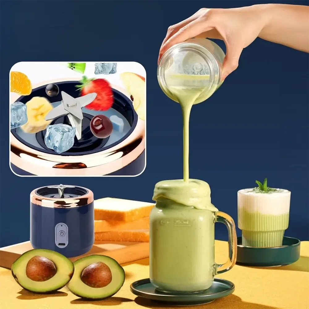 Rechargeable Electric Juicer Blender Multiple Colors, 681