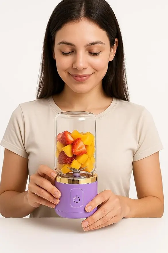Rechargeable Electric Juicer Blender Multiple Colors, 681