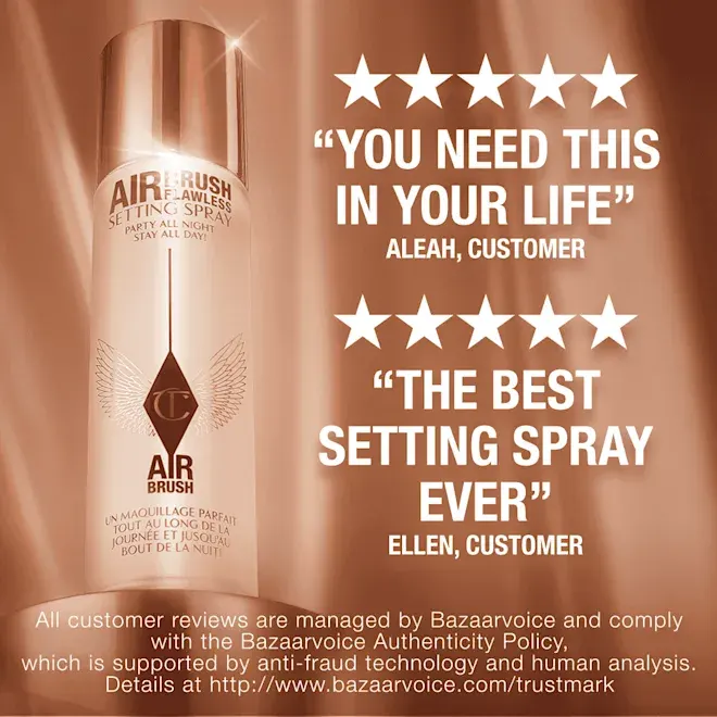 Charlotte Tilbury Airbrush Flawless Makeup Setting Spray, 100ml