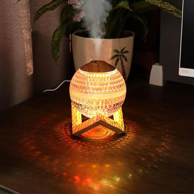 Luminous Crystal Ball Incense Burner, 2254-6