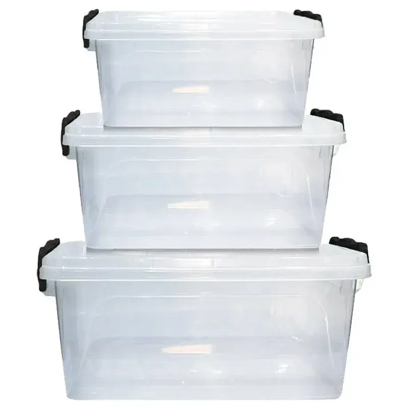 Al Watania Fresh Box Refrigerator Set, consisting of 3 pieces - transparent