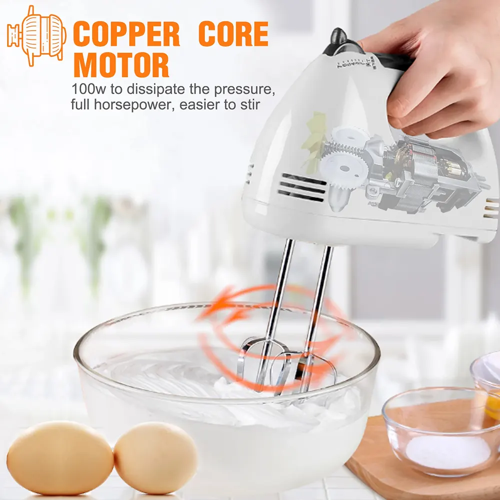 Egg Mixer Kenwood 380W , 7 Speeds, White, KE-133