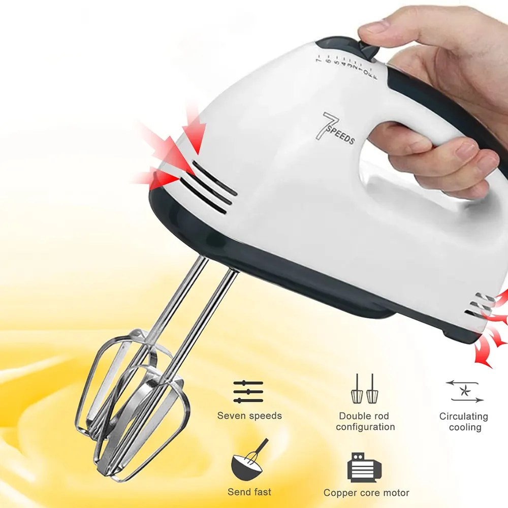 Egg Mixer Kenwood 380W , 7 Speeds, White, KE-133