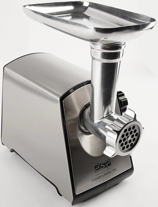 DSP Meat Grinder, 1500 Watt, 3 Metal Discs, Stainless, KM5047