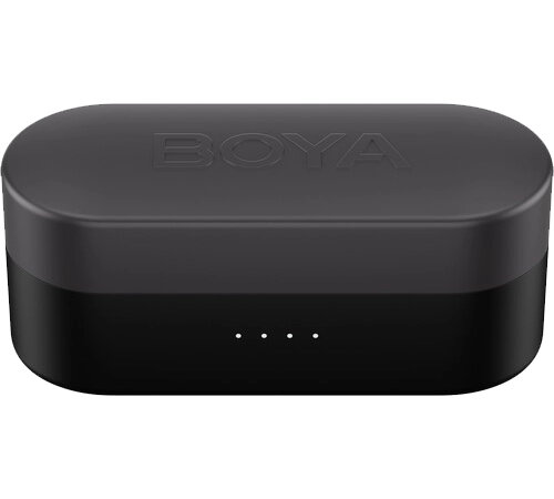 BOYA LINK 3 Wireless Microphone, Dual-Channel Receiver, AI Noise Cancellation, 2.4GHz Frequency, 3.5mm and Type-C Connector, Black