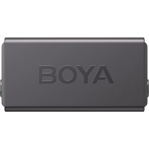 BOYA LINK 3 Wireless Microphone, Dual-Channel Receiver, AI Noise Cancellation, 2.4GHz Frequency, 3.5mm and Type-C Connector, Black
