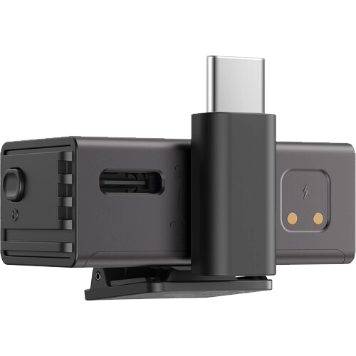 BOYA LINK 3 Wireless Microphone, Dual-Channel Receiver, AI Noise Cancellation, 2.4GHz Frequency, 3.5mm and Type-C Connector, Black