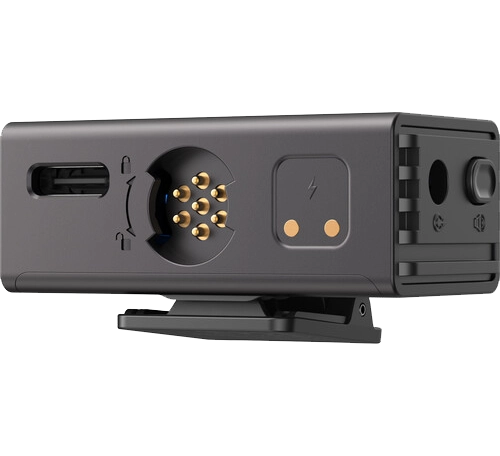 BOYA LINK 3 Wireless Microphone, Dual-Channel Receiver, AI Noise Cancellation, 2.4GHz Frequency, 3.5mm and Type-C Connector, Black