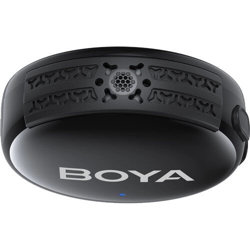 BOYA LINK 3 Wireless Microphone, Dual-Channel Receiver, AI Noise Cancellation, 2.4GHz Frequency, 3.5mm and Type-C Connector, Black