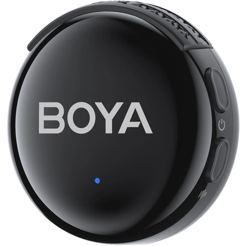 BOYA LINK 3 Wireless Microphone, Dual-Channel Receiver, AI Noise Cancellation, 2.4GHz Frequency, 3.5mm and Type-C Connector, Black