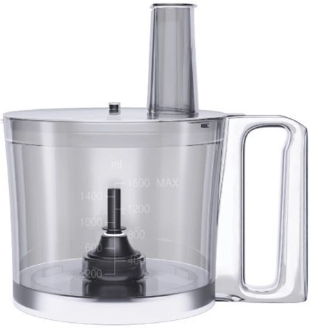 Mienta Food Processor, 28 Functions, 1000 Watts, 2.5 Liter Bowl, 2 Liter Blender, Black, FP141535A