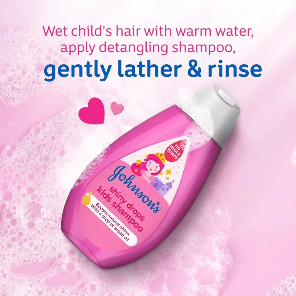 Johnson's Shiny Drops Kids Shampoo, 500ml