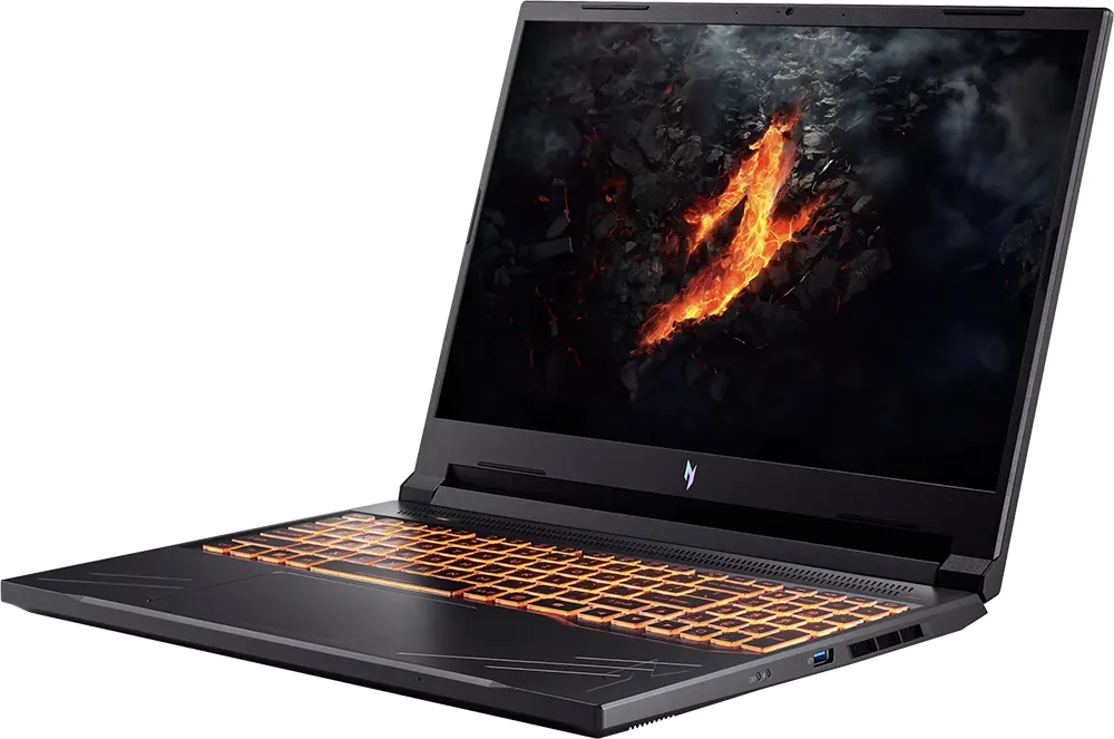 لاب توب جيمنج ايسر نايترو V16 ANV16-41-R05L، معالج  AMD Ryzen™ 7- 8845HS،رامات 16 جيجابايت، هارد ديسك SSD سعة 512 جيجابايت، كارت شاشة NVIDIA GeForce RTX 4060 سعة 8 جيجابايت، شاشة WUXGA مقاس 16 بوصة، نظام التشغيل ويندوز 11، لون أسود أوبسيديان
