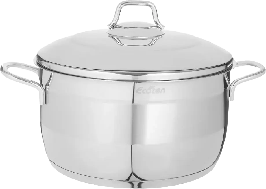 Stainless Steel Cookware Set Cratos Ecoten 10-Piece , Silver