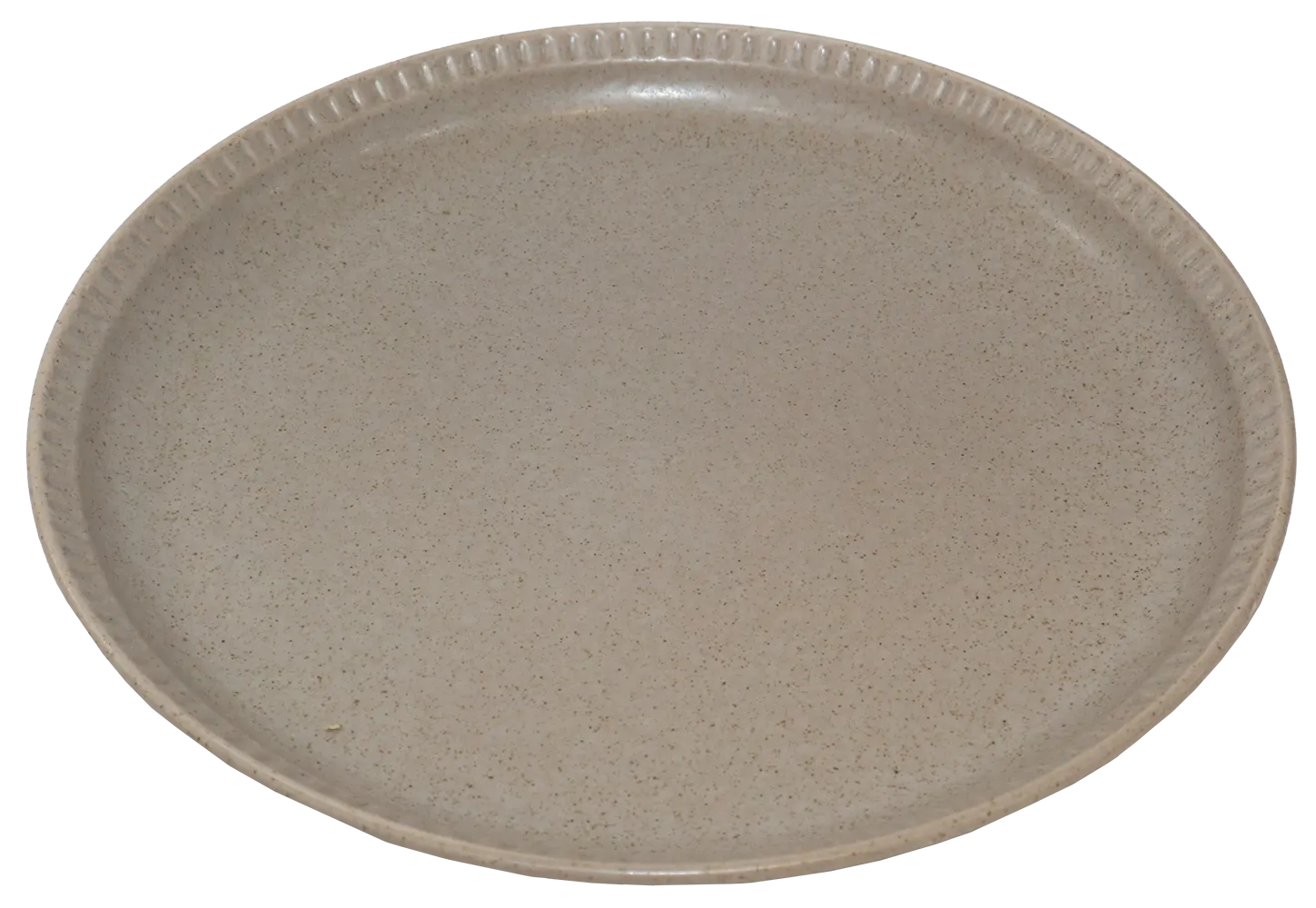Flat Porcelain Plate 25 Cm, Cafe