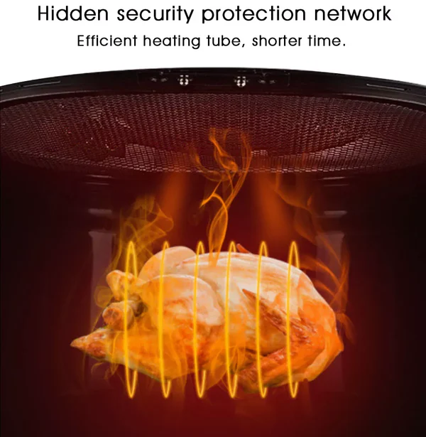 قلاية هوائية دي اس بي، 2.6 لتر، 1350 وات، موفرة للطاقة، اسود، KB2020