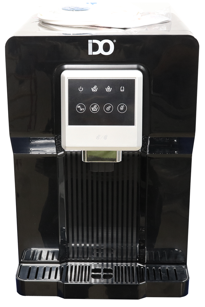 IDO Mini Water Cooler, 1 Tap (Cold Only) , Direct Connect , Digital Touch Screen , Ice Maker , Black, WDIMD502-BK