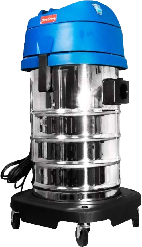 DongCheng Barrel Vacuum Cleaner, 1200W, 30L, 1 Motor, Dust and Liquid Suction, Silver*Blue, DVC30