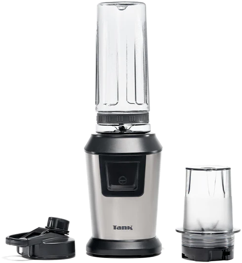 Tank Super Personal Blender, 800 Watt, 600 ml, 6 Blades, Silver, OK 1079