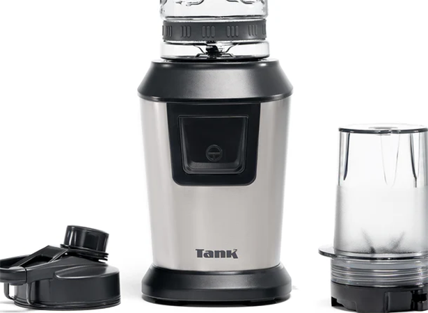 Tank Super Personal Blender, 800 Watt, 600 ml, 6 Blades, Silver, OK 1079