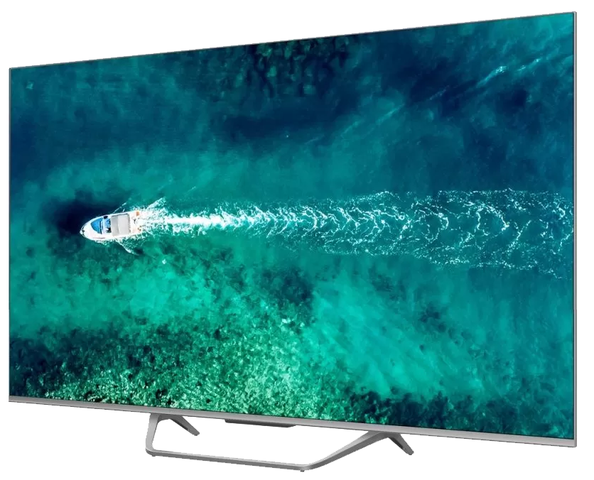 Haier Smart Frameless TV, 55 inches, 4K UHD resolution, QLED technology, On-Screen Voice Control, Built-in Receiver, H55S90EU