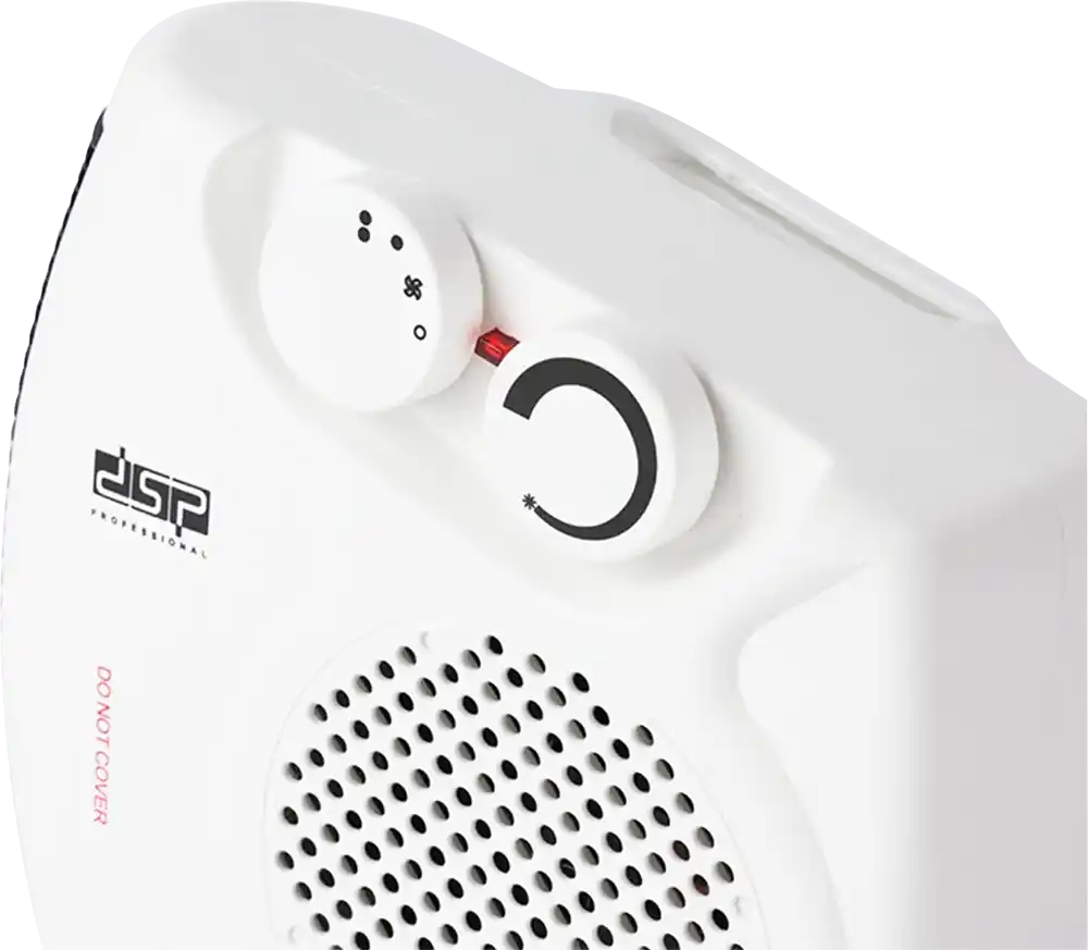 دفاية مروحة دي اس بي، 2000 وات، أبيض، KD3023