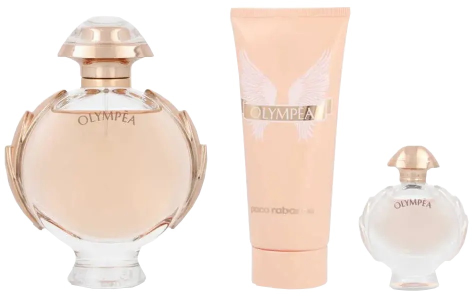 Paco Rabanne Set By  Olympea For Women Edp , 80Ml + Body Lotion , 100Ml + Mini Purfume , 6Ml