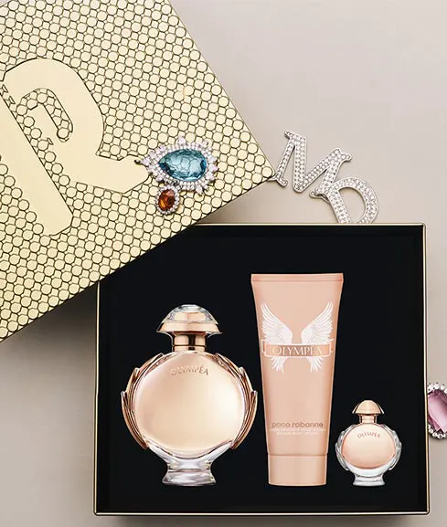 Paco Rabanne Set By  Olympea For Women Edp , 80Ml + Body Lotion , 100Ml + Mini Purfume , 6Ml