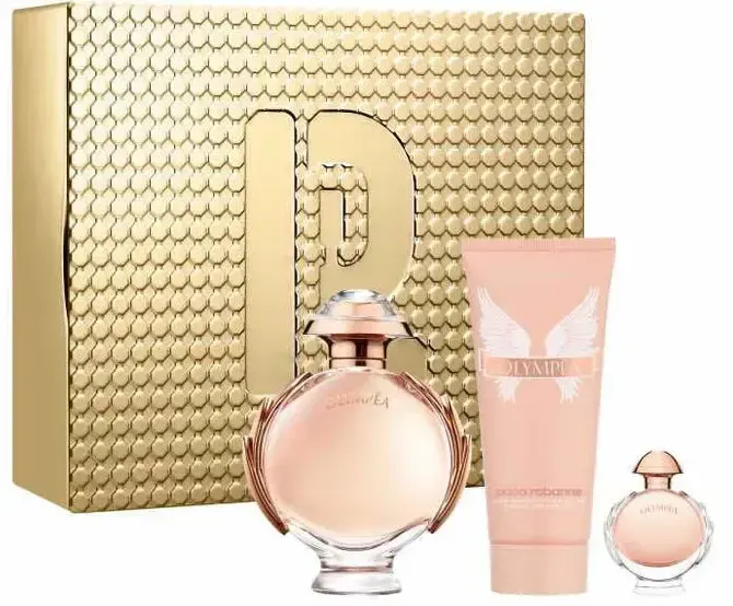 Paco Rabanne Set By  Olympea For Women Edp , 80Ml + Body Lotion , 100Ml + Mini Purfume , 6Ml