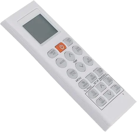 LG Inverter Air Conditioner Remote Control, Digital Display, Multiple Shapes, White