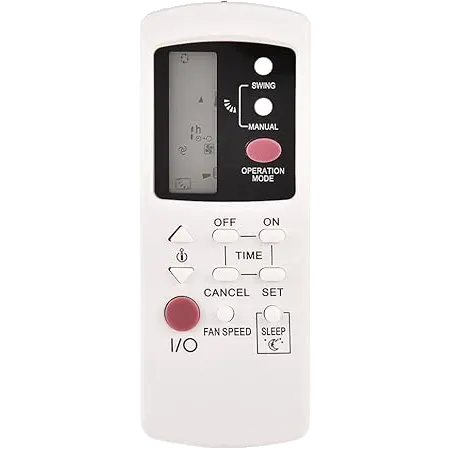 Crafft Air Conditioner Remote Control, Digital Display, White, GZ-1002B-E3