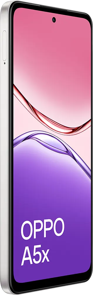 موبايل اوبو A5x ، ثنائي الشريحة، ذاكرة 128 جيجابايت، رامات 4 جيجابايت، شبكة الجيل الرابع ال تي اي، أبيض