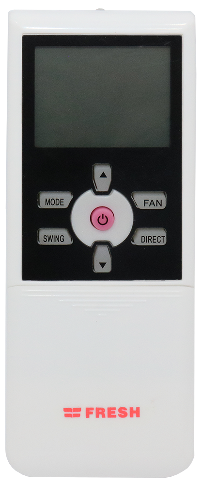 Fresh Air Conditioner Remote Control, Door Remote, Digital Screen, White