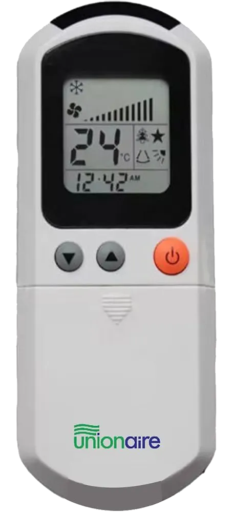 Unionaire Air Conditioner Remote Control, Digital Display, White