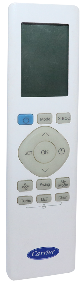 Carrier, Fresh and TCL  Air Conditioners Remote Control , Digital Screen, White