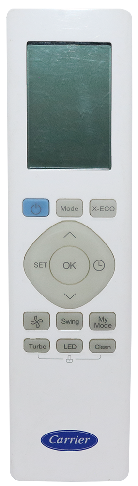 Carrier, Fresh and TCL  Air Conditioners Remote Control , Digital Screen, White