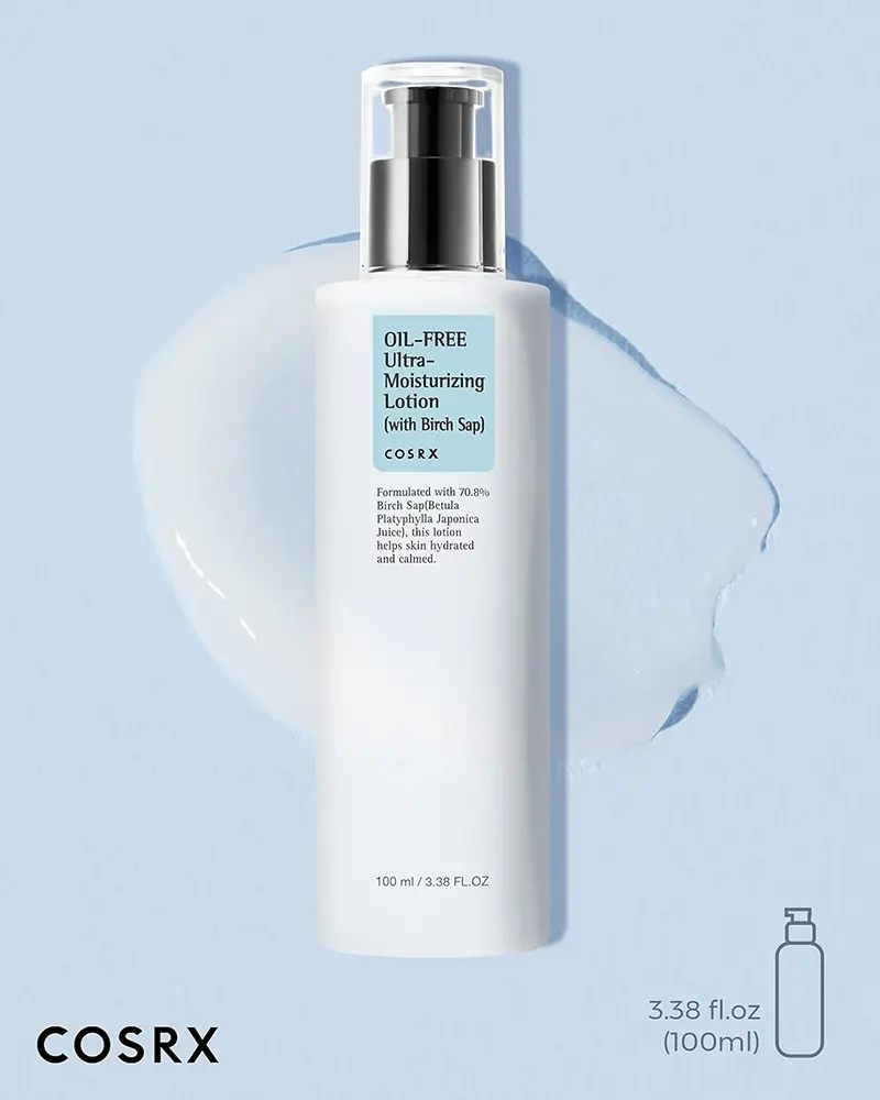 لوشن فائق الترطيب خالي من الزيوت، مع عصارة البتولا من كوسركس، 100 مل