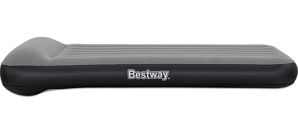 مرتبة نفخ هوائية فردية تريتيك من بيست واي، مزودة بمنفاخ usb مدمج، ارتفاع 30 سم، اسود، 671BQ